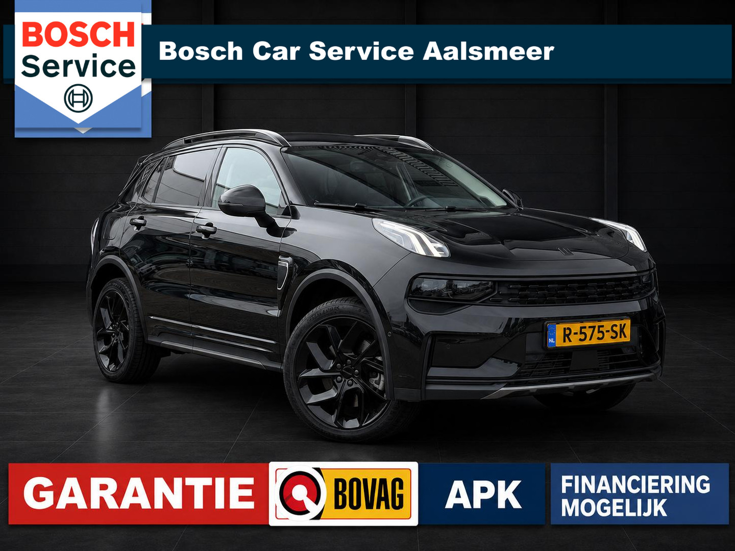 Lynk &amp; Co 01 1.5 / Black Edition / Pano /Camera / bij AutoGarageAalsmeer | Bosch Car Service Aalsmeer