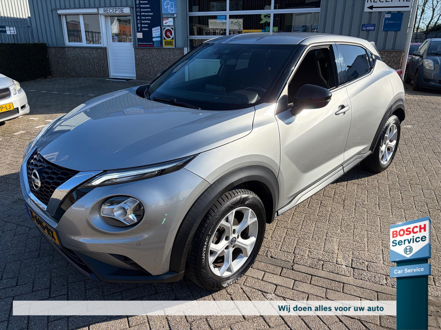 Nissan Juke 1.0 DIG-T 114pk N-Connecta 1e eigenaar - NAP - Apple Camera - Carplay/ Android auto bij autobedrijfheerjansdam | Bosch Car Service Heerjansdam