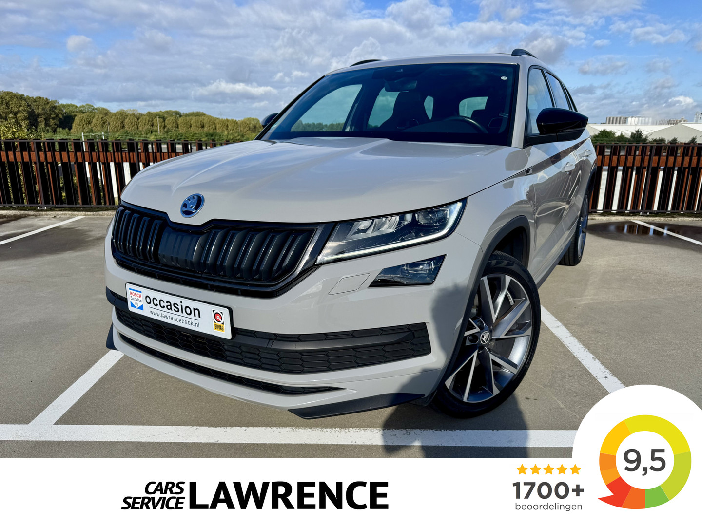 ŠKODA Kodiaq 2.0 TSI 190pk 4x4 Sportline Business bij lawrencecarservice | Lawrence Car Service