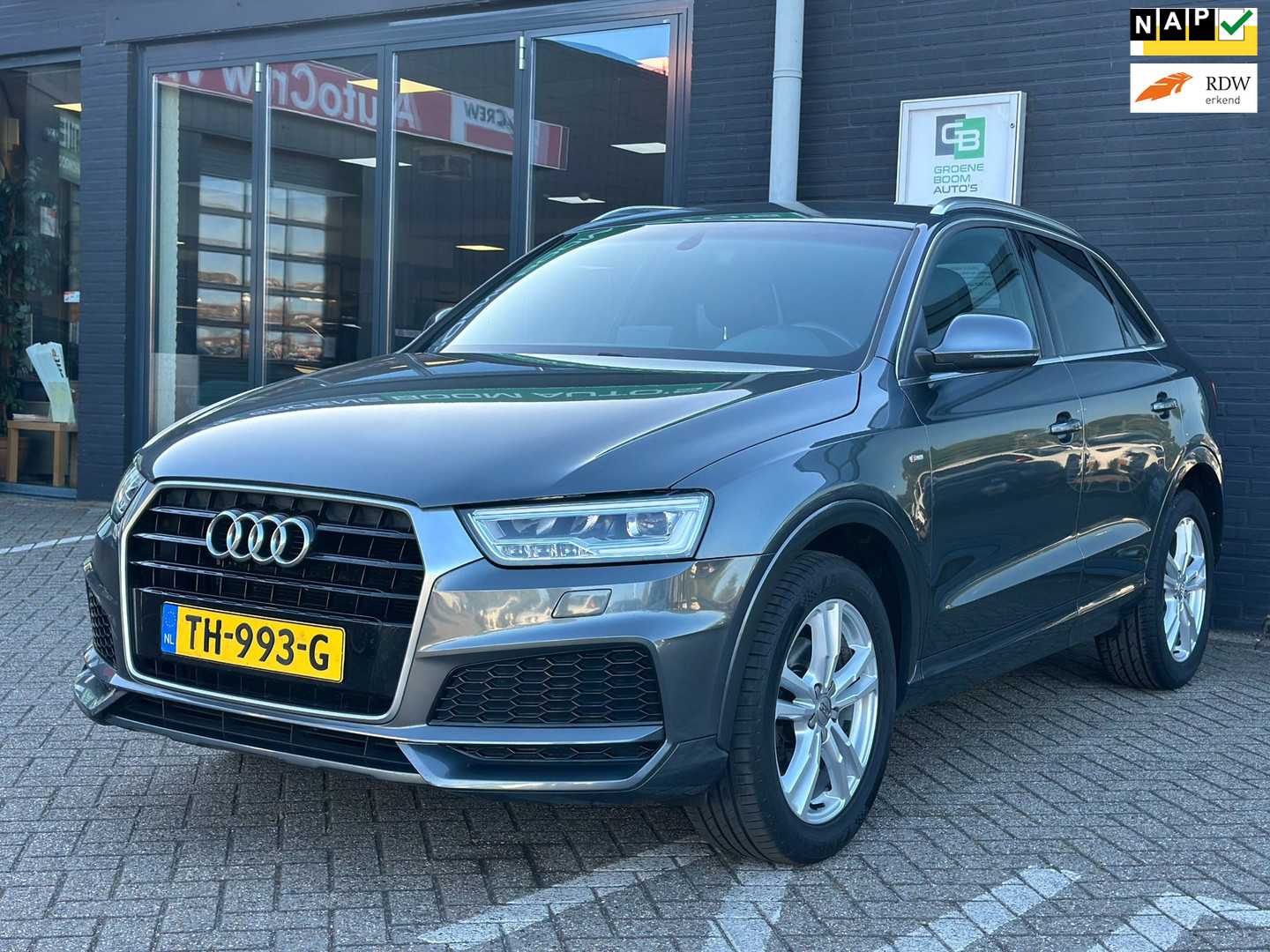 Audi Q3 1.4 TFSI CoD Sport Advance Sport/LEDER/NAVI/NL-AUTO NAP!! bij autocrewwaddinxveen | AutoCrew Waddinxveen