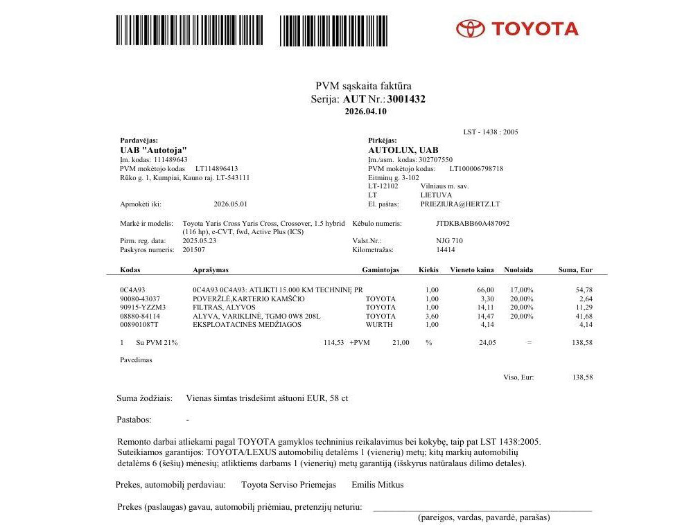 Toyota Yaris Cross
